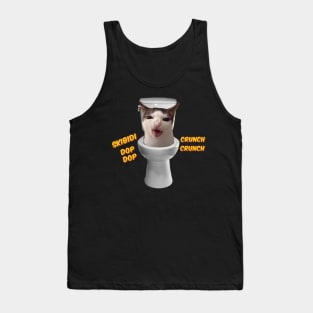 Skibidi Crunchy Cat Tank Top